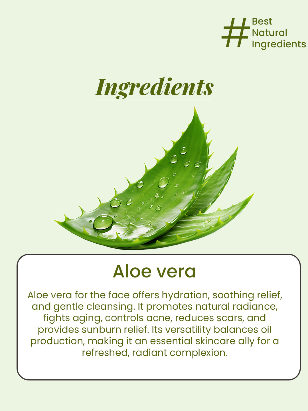 VITMINVEDA Natural Aloe Vera Face Wash 100ml