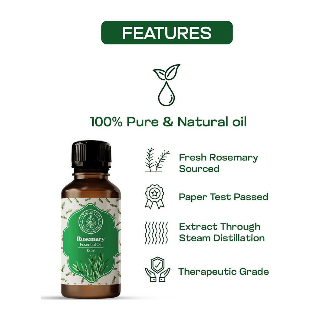 VITMINVEDA Rosemary Essential Oil 10ml