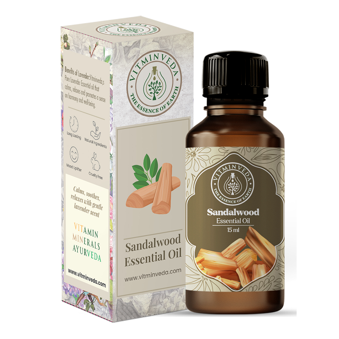 Real Sandalwood Pure Essential Oil - 15ml