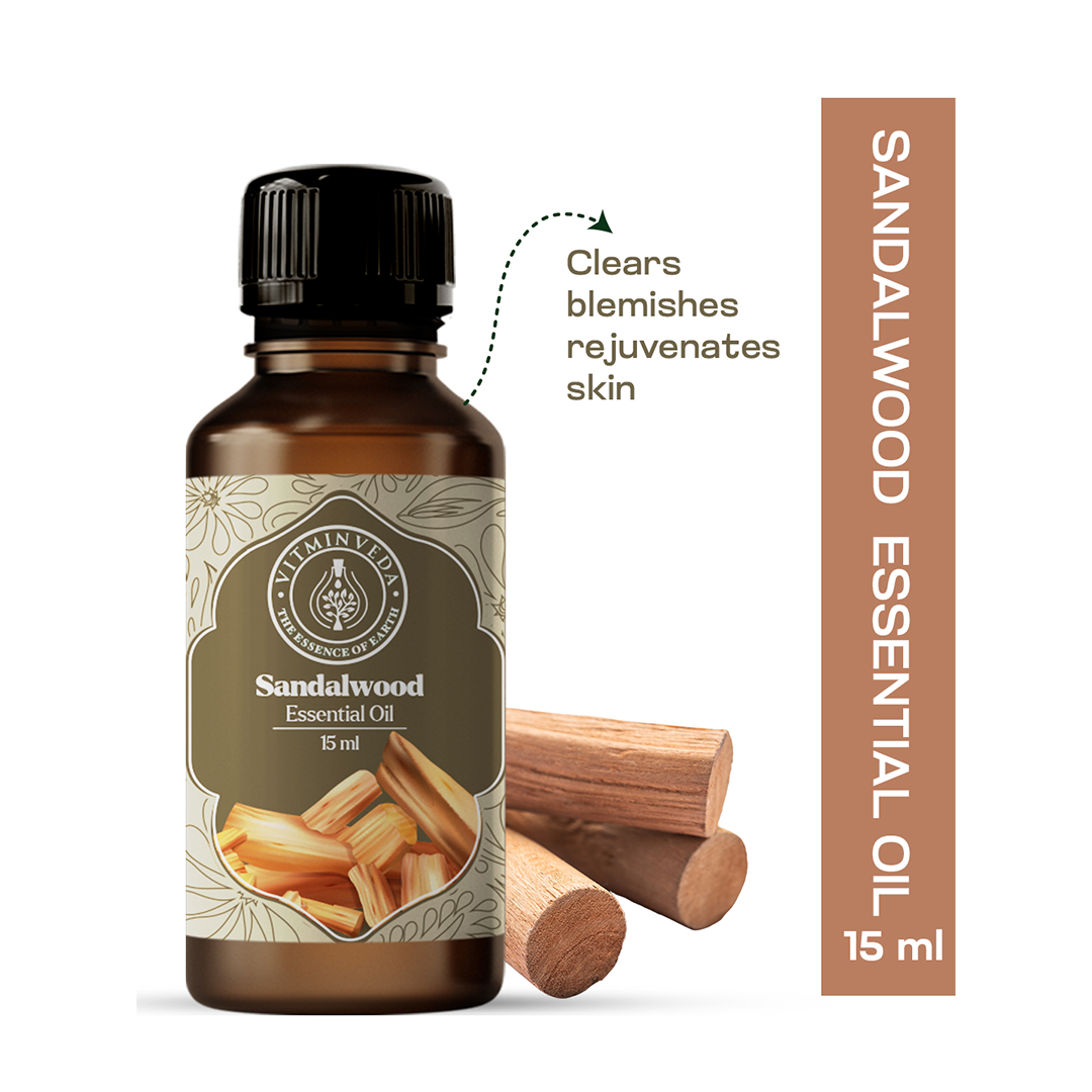 Real Sandalwood Pure Essential Oil - 15ml