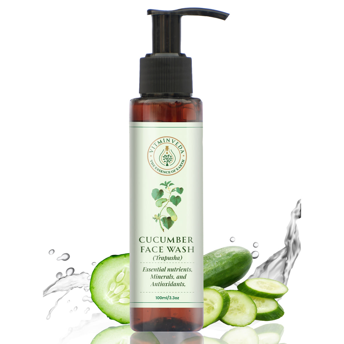 VITMINVEDA Natural Cucumber Face Wash 100ml