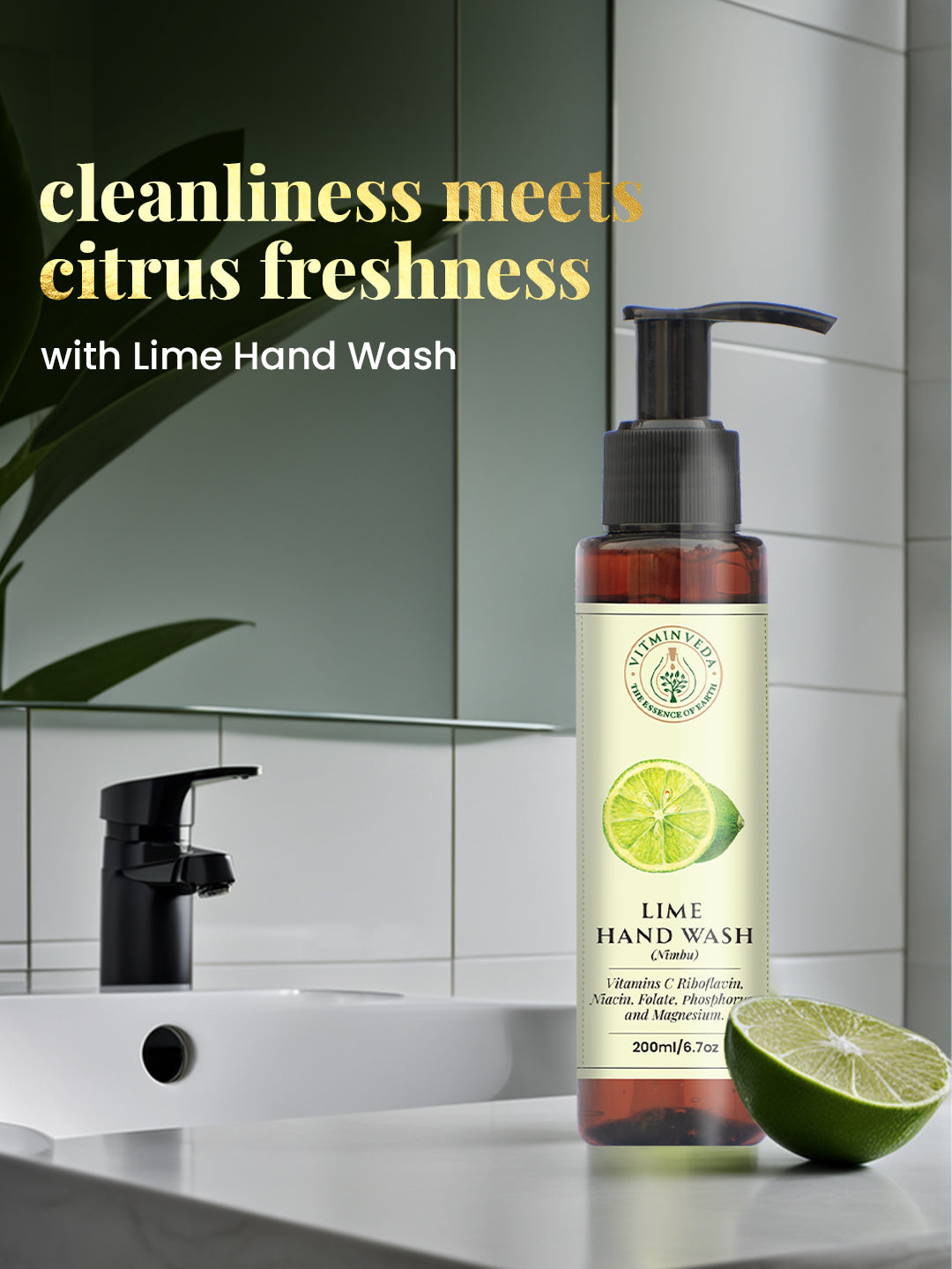 VITMINVEDA Lime Hand Wash 200ml