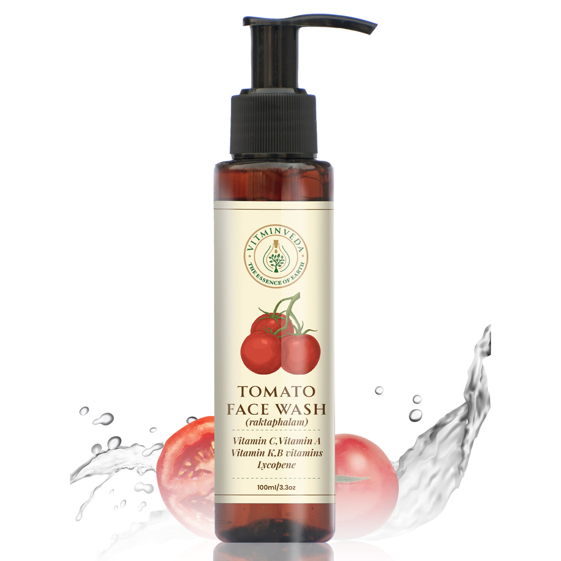 VITMINVEDA Natural Tomato Glycerine Face Wash 100ml