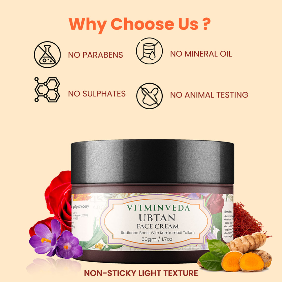 Ubtan Face Cream - 50g