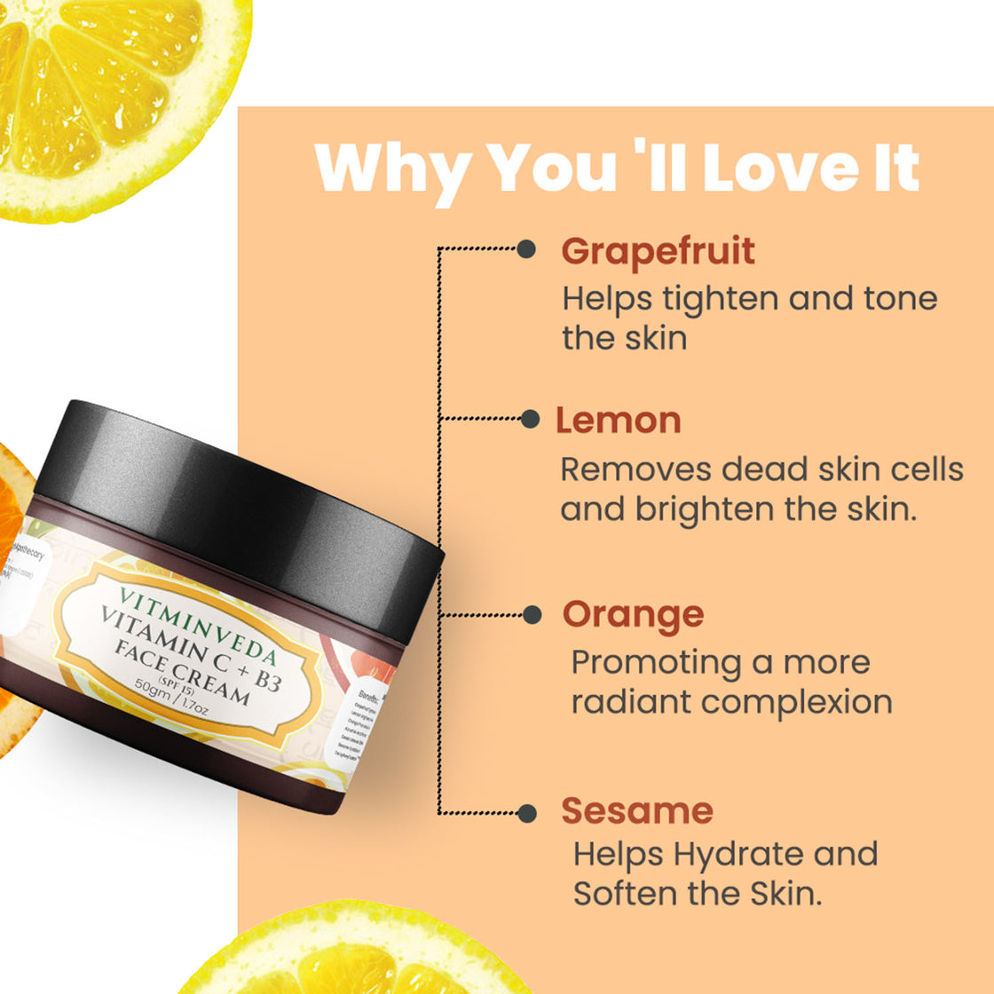 Vitamin C Face Cream - 50gm