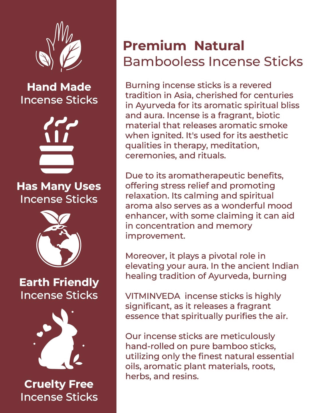 Patchouli Bambooless Incense Stick