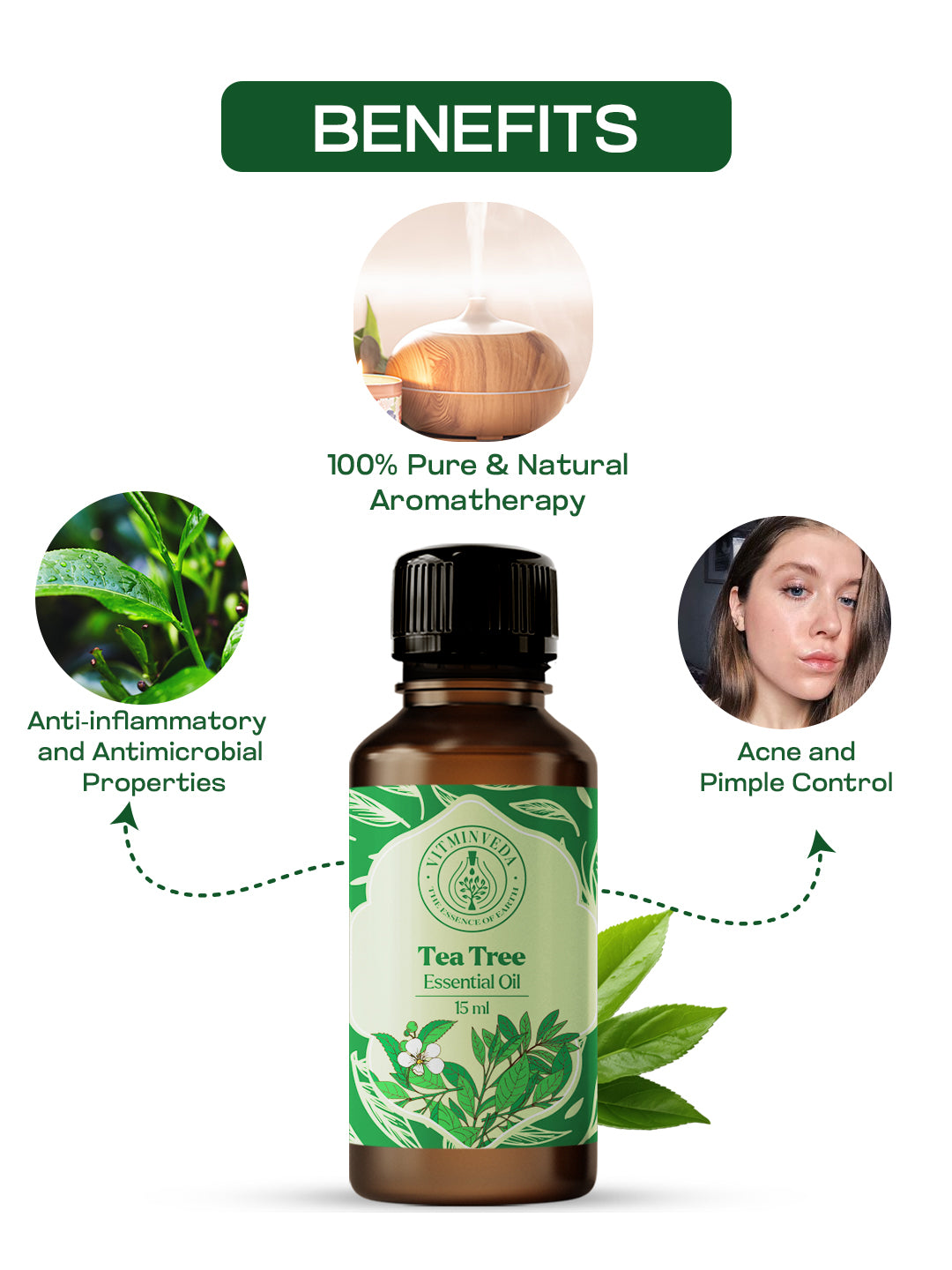 VITMINVEDA Tea Tree Essential Oil 10ml