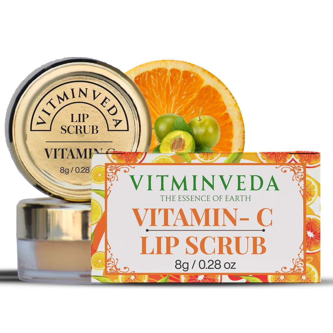 Orange Vitamin C Lip Scrub - 8gm