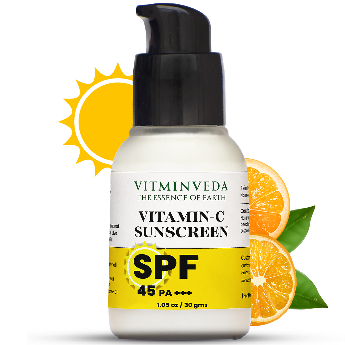 Vitamin C Sunscreen with SPF 45 PA+++ - 30ml