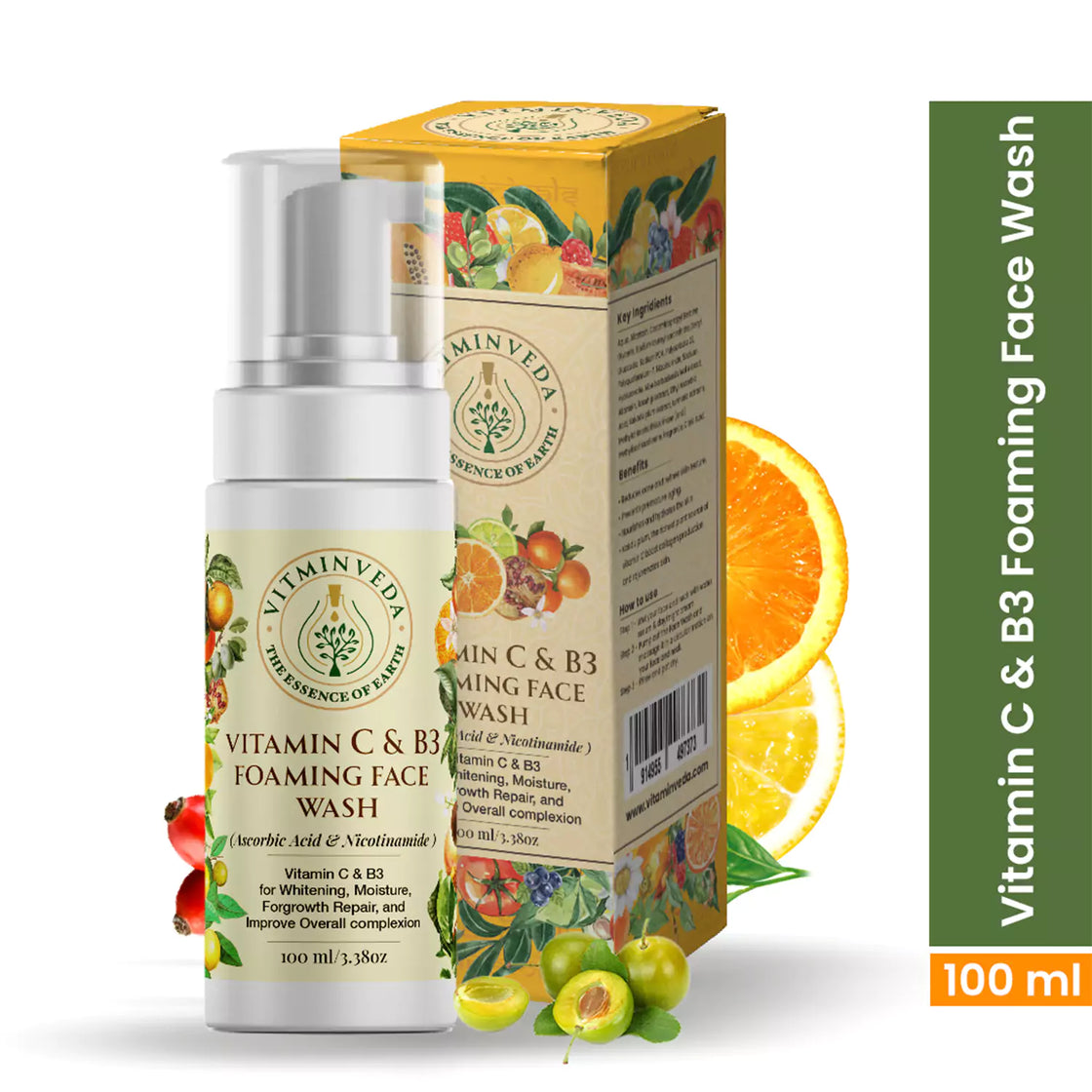 Vitamin C B3 Foaming Face Wash - 100ml