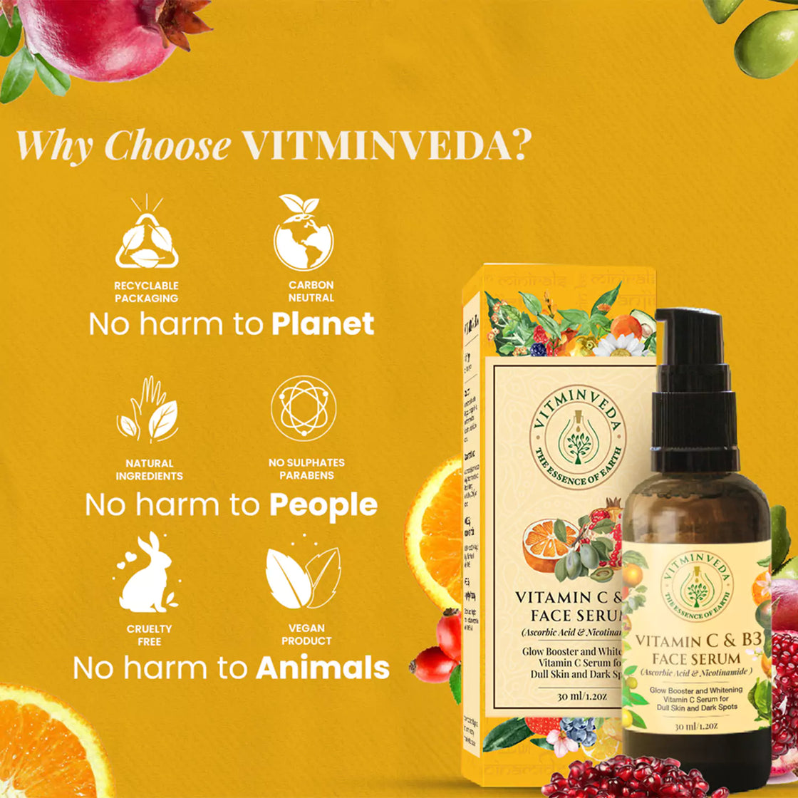 Vitamin C & B3 Face Serum - 30ml