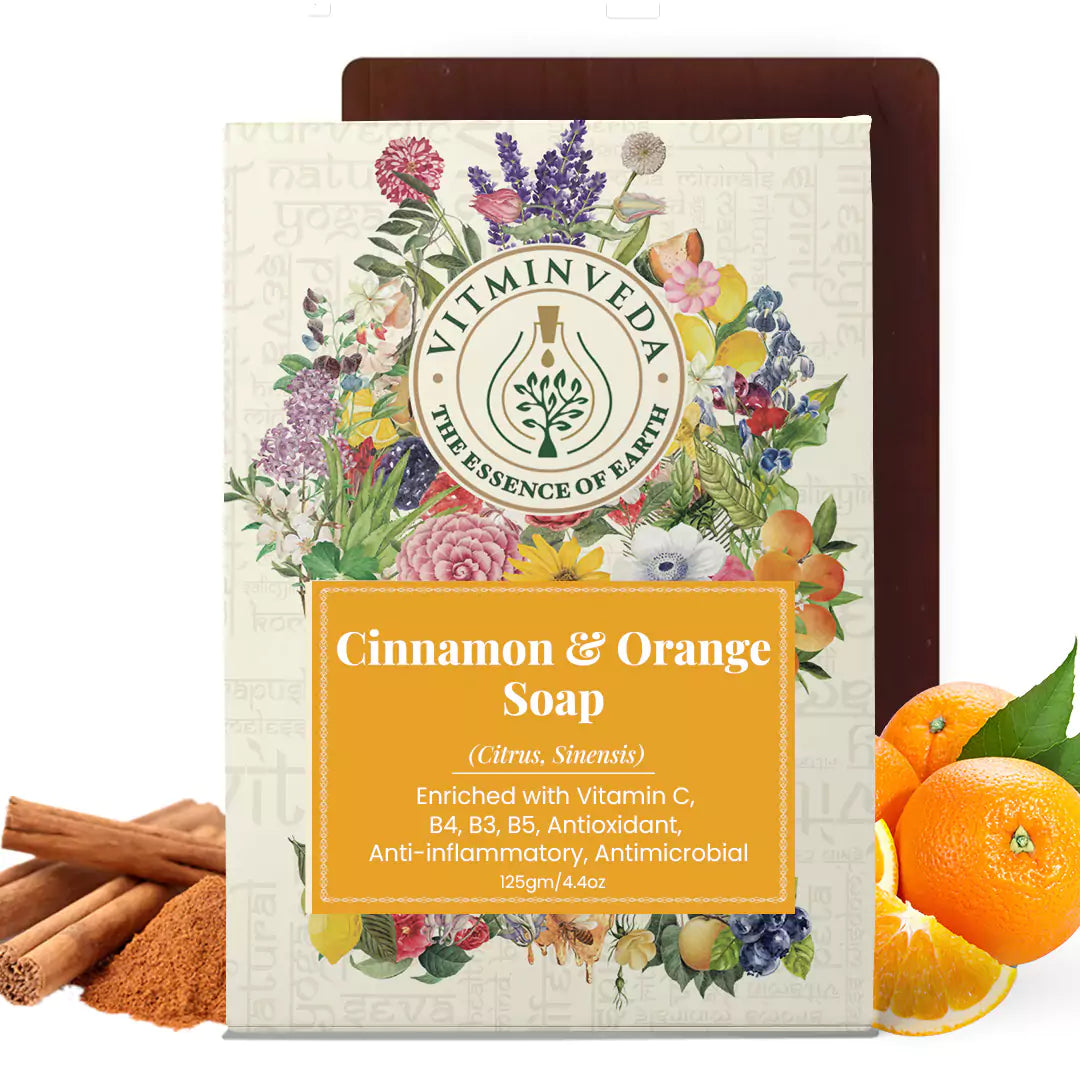 Orange and Cinnamon Soap Bar - 125gm