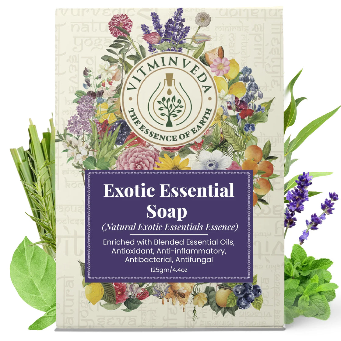 Exotic Essentials Herbs Soap Bar - 125gm