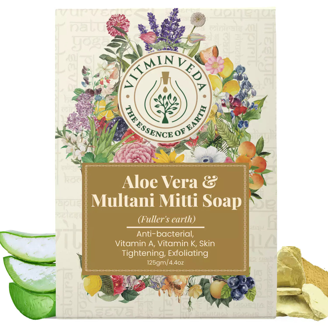 Multani Mitti Aloe Vera Soap Bar - 125gm