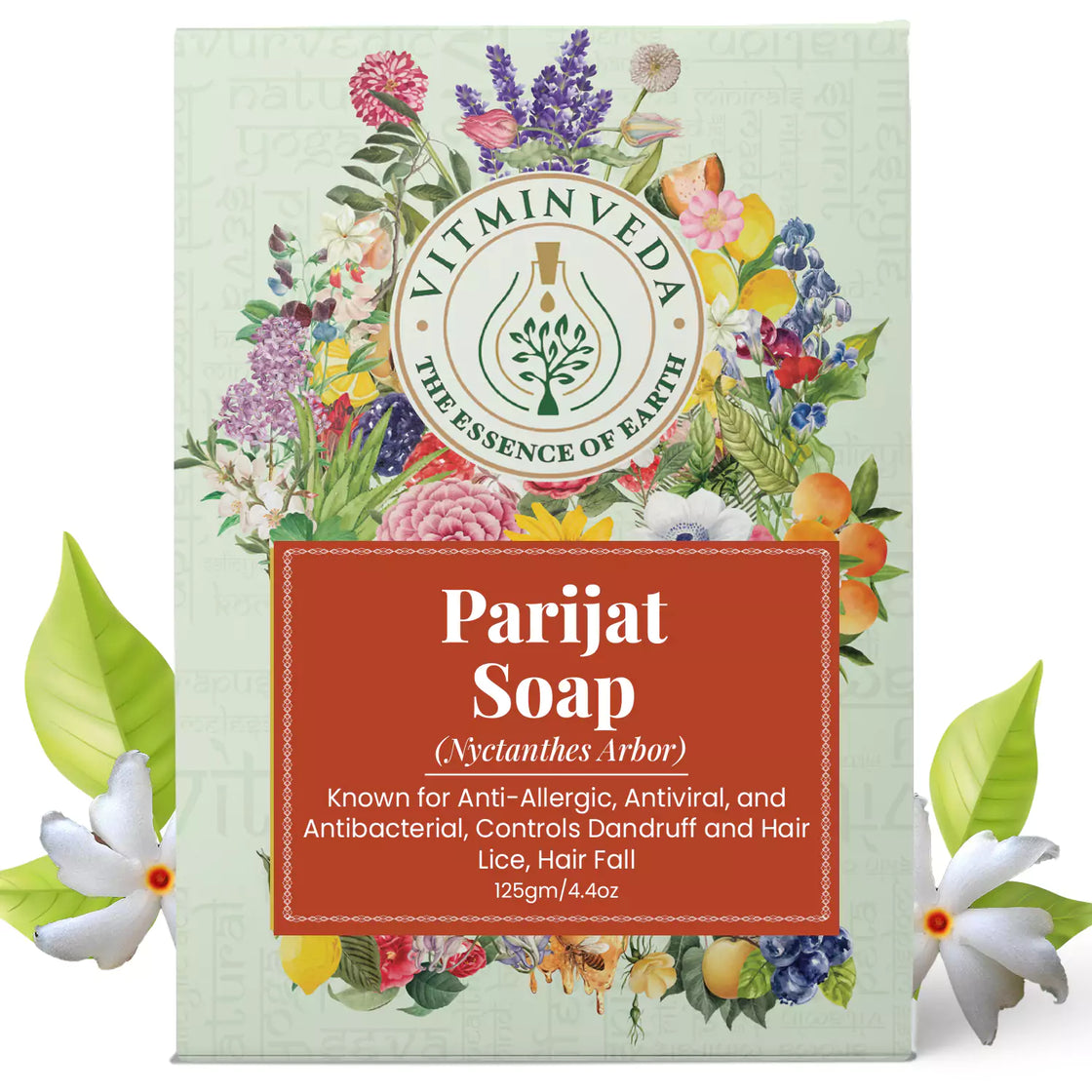 Parijat Herbal Soap Bar - 125gm