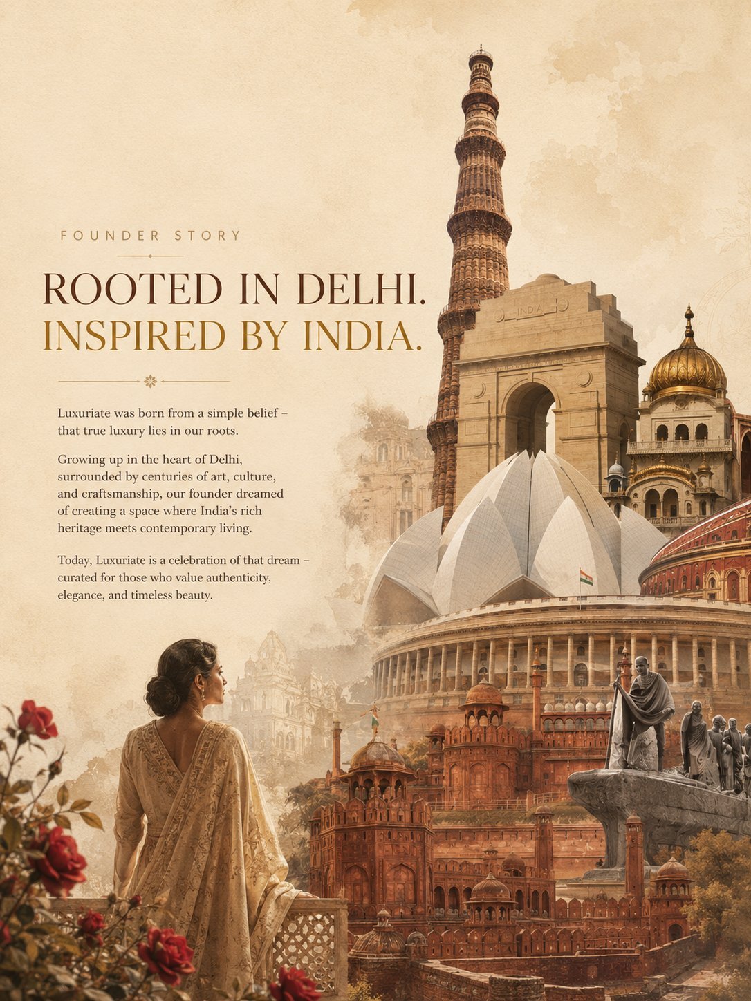 Rooted in Delhi. Inspired by India.