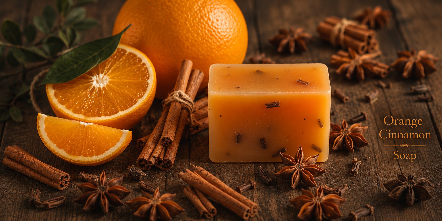 Orange Cinnamon Soap &mdash; VITMINVEDA
