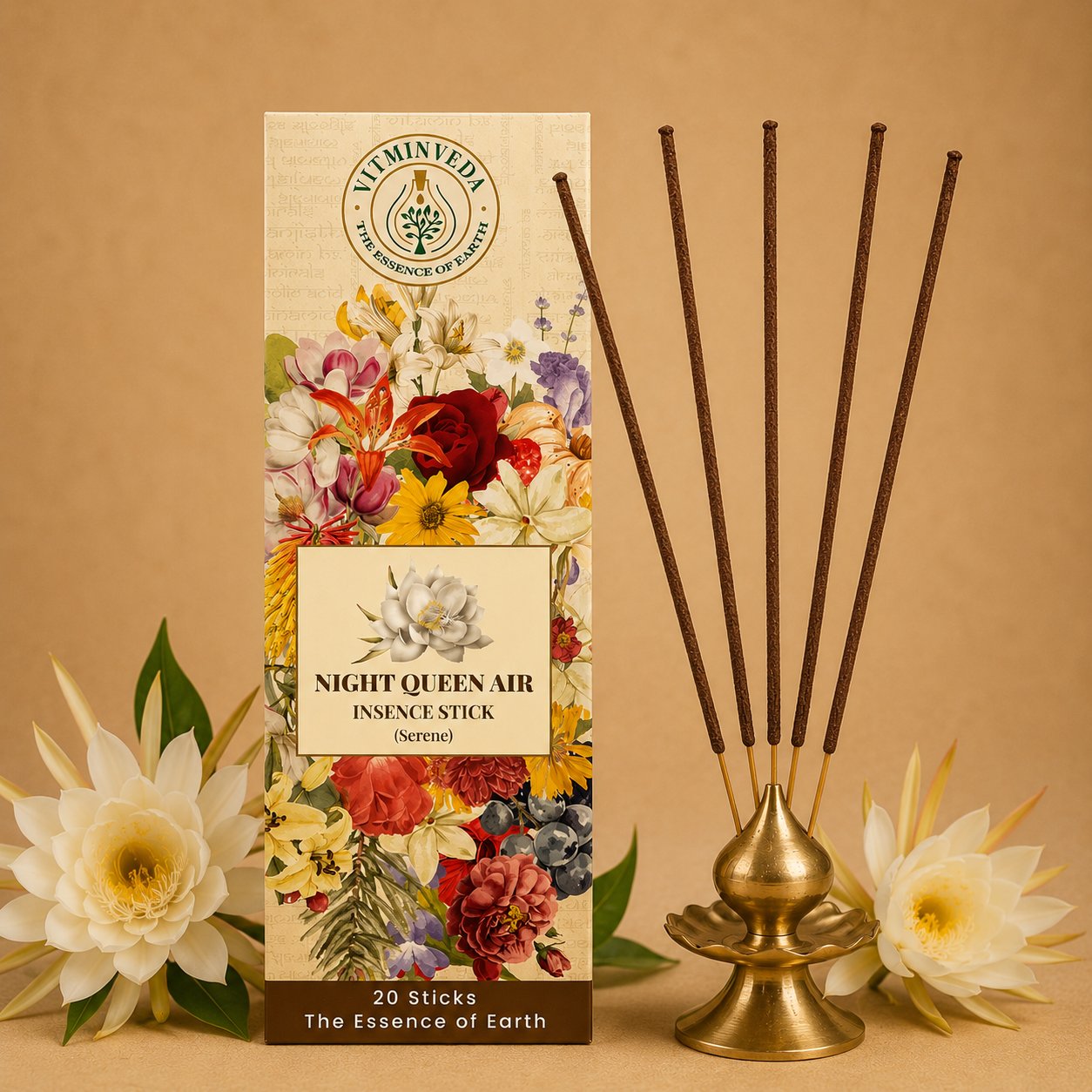 VITMINVEDA Night Queen Air Incense Sticks