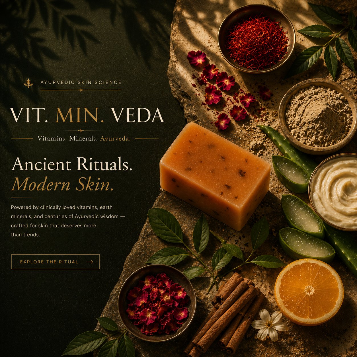 Ancient Rituals. Modern Skin. &mdash; VITMINVEDA