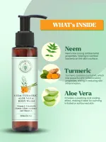 Neem Turmeric Aloe Vera Body Wash 200ml — View 1