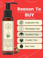 Natural Strawberry Face Wash 100ml — View 1