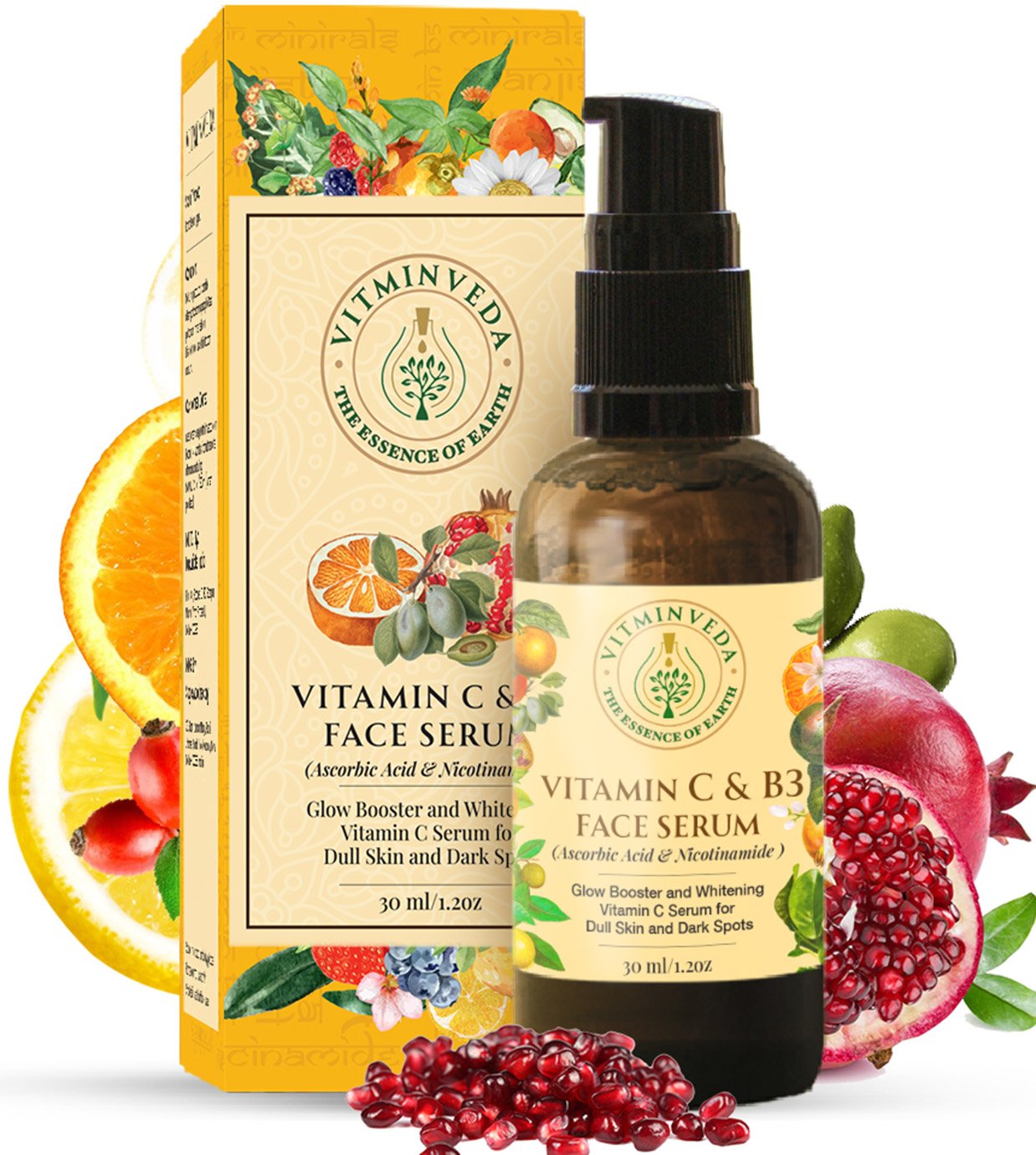 Vitamin C &amp;amp;amp; B3 Face Serum - 30ml