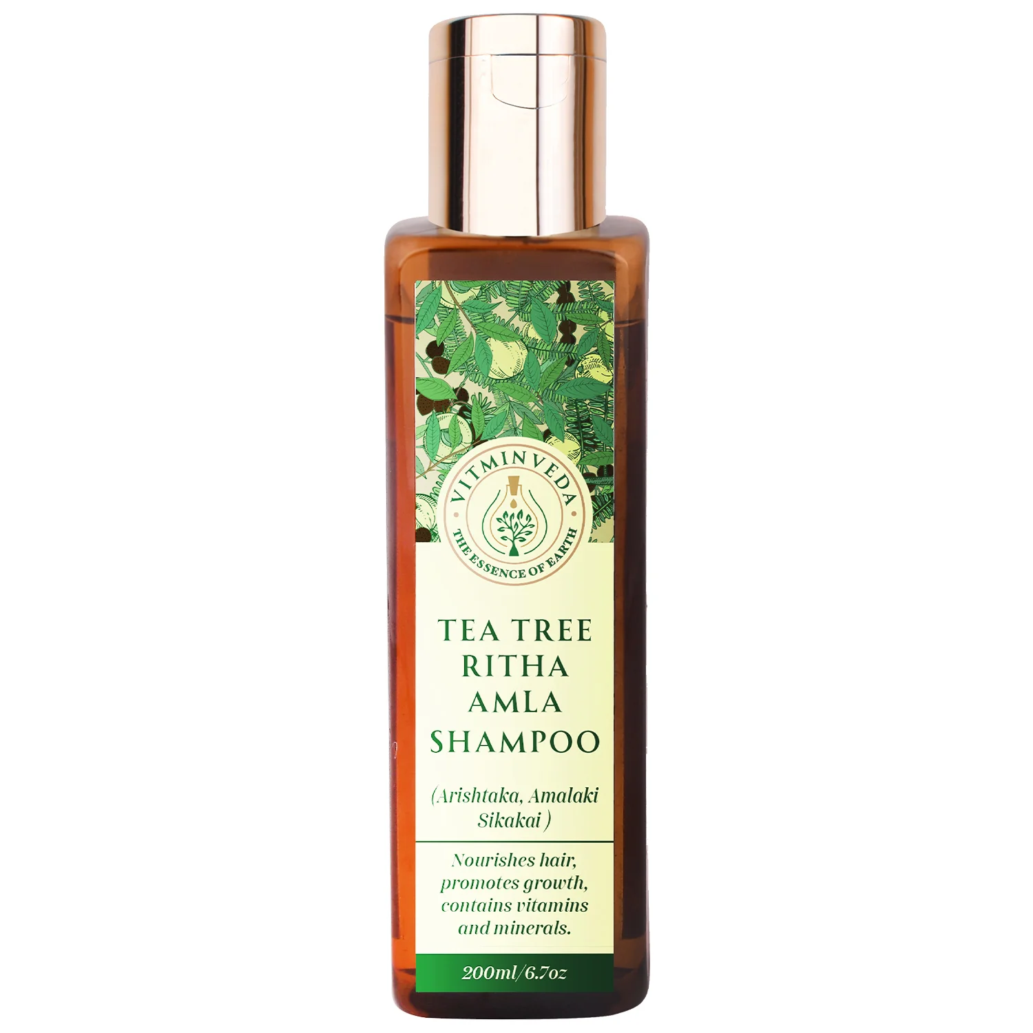 Tea Tree Ritha Amla Shampoo 200ml - Image 7