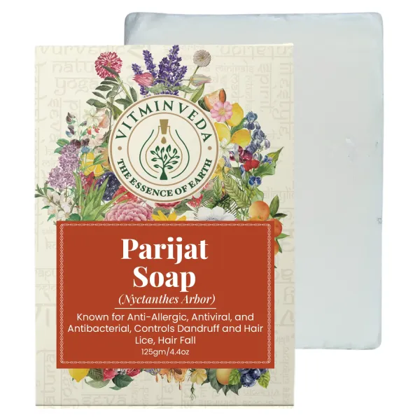 Parijat Herbal Soap Bar - 125gm - Image 18
