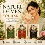 Natural Soap Combo Pack of 3 | Olive Oil, Arabian Oudh and Parijat